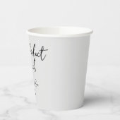 Einfach die perfekte Mischung, Tee/Kaffee personal Pappbecher (Links)