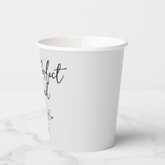 Einfach die perfekte Mischung, Tee/Kaffee personal Pappbecher (Links)