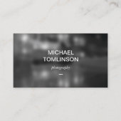 Einfach die Visitenkarte des Stated Fotografers (Vorderseite)