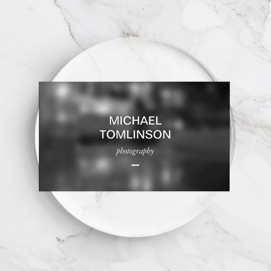 Einfach die Visitenkarte des Stated Fotografers