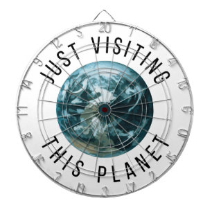 Einfach diesen Planeten besuchen Dartscheibe