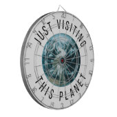 Einfach diesen Planeten besuchen Dartscheibe (Vorderseite Links)