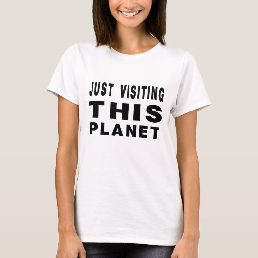 Einfach diesen Planeten-T - Shirt besuchen (Vorderseite)