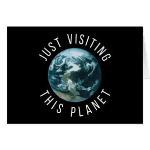 Einfach diesen schwarzen Planeten besuchen