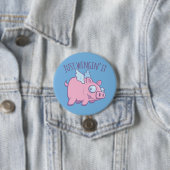 Einfach Drahfliegen Derpy Flying Pig Button (Beispiel)