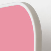 Einfach drei Buchstaben rosa, weißes Ombre Monogra Pickleball Schläger (Linke Seite)