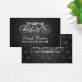 Einfach Drink Voucher Tandem Bike Black (Schreibtisch)