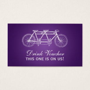 Einfach Drink Voucher Tandem Bike Lila
