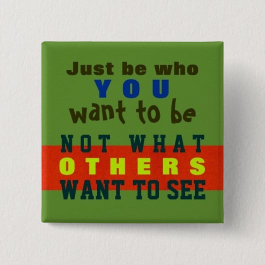 EINFACH DU ~ Button Truism #32 (Vorderseite)