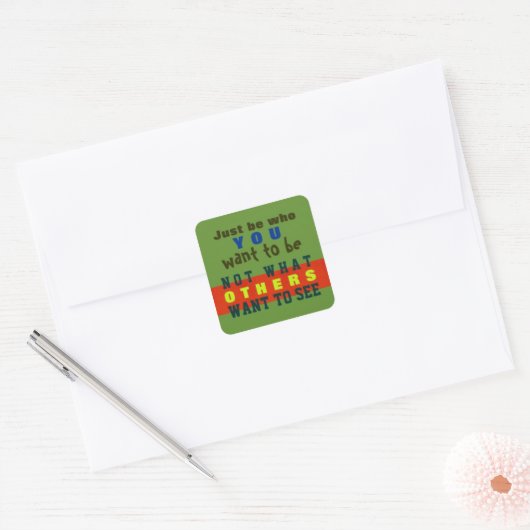 EINFACH DU ~ Stickers (Umschlag)