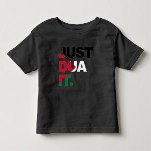 Einfach Dua Machen Palästina-Flagge Muslim Zitate Kleinkind T-shirt