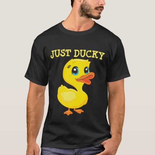 EINFACH DUCKY RETRO DUCK T - SHIRT T-SHIRTS (Vorderseite)