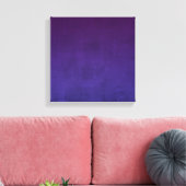 Einfach dunkel Lila Blau rustikal abstrakt Leinwanddruck (Insitu (Wohnzimmer))