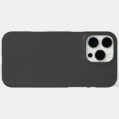 Einfach dunkelgrau - Elegante Abdeckung für iPhone Case-Mate iPhone Hülle (Rückseite (Horizontal))