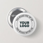 Einfach durch Ihr Logo oder Bild ersetzen Button (Vorne & Hinten)