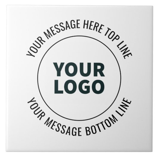 Einfach durch Ihr Logo oder Bild ersetzen Fliese (Vorderseite)