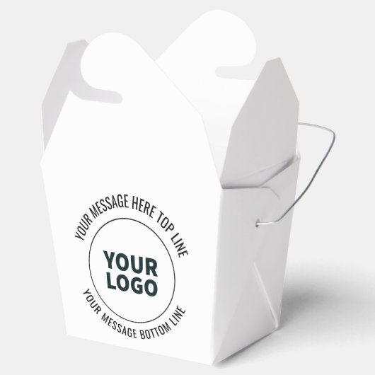 Einfach durch Ihr Logo oder Bild ersetzen Geschenkschachtel (Geöffnet)