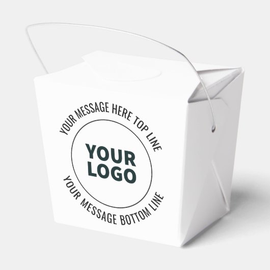 Einfach durch Ihr Logo oder Bild ersetzen Geschenkschachtel (Rückseite)