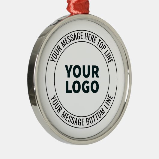 Einfach durch Ihr Logo oder Bild ersetzen Ornament Aus Metall (Rechts)