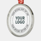 Einfach durch Ihr Logo oder Bild ersetzen Ornament Aus Metall (Links)