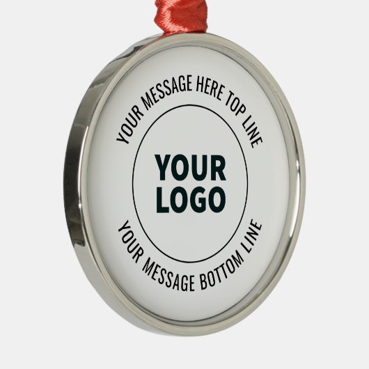 Einfach durch Ihr Logo oder Bild ersetzen Ornament Aus Metall (Rechts)