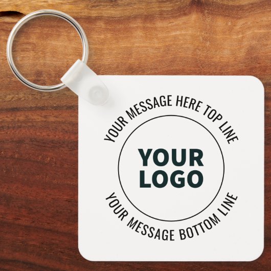 Einfach durch Ihr Logo oder Bild ersetzen Schlüsselanhänger (Vorderseite)