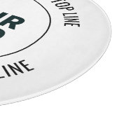 Einfach durch Ihr Logo oder Bild ersetzen Schneidebrett (Ecke)