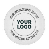 Einfach durch Ihr Logo oder Bild ersetzen Schneidebrett (Vorderseite)