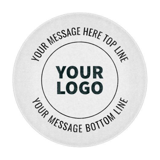 Einfach durch Ihr Logo oder Bild ersetzen Schneidebrett (Vorderseite)