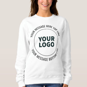 Einfach durch Ihr Logo oder Bild ersetzen Sweatshirt