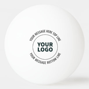Einfach durch Ihr Logo oder Bild ersetzen Tischtennisball