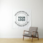 Einfach durch Ihr Logo oder Bild ersetzen Wandteppich (Beispiel)