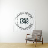 Einfach durch Ihr Logo oder Bild ersetzen Wandteppich (Beispiel)
