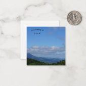 Einfach durch Notizkarte anhalten Mitteilungskarte (Vorderseite/Rückseite Beispiel)