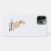 Einfach Durchs Leben Hüpfen Känguru-Design Case-Mate iPhone Hülle (Rückseite (Horizontal))
