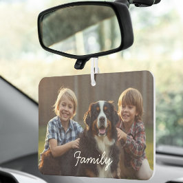 Einfach eigenes Foto hinzufügen Personalisieren Autolufterfrischer