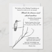 Einfach ein Hummingbird auf einem Stock einladen Einladung (Vorderseite)