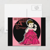 Einfach ein Junge in einem Kleid Postkarte (Vorne/Hinten)