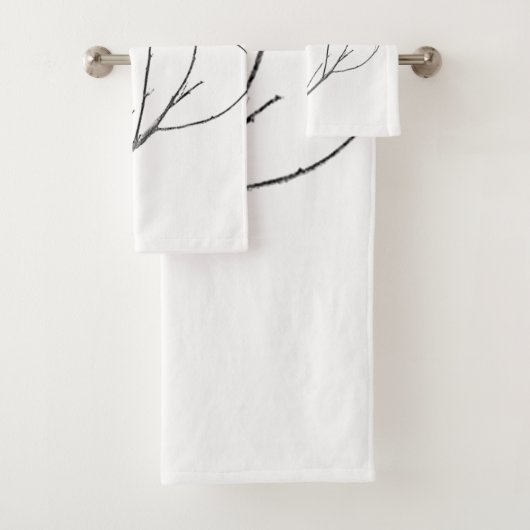 Einfach ein Kolibri auf einem Stock Badhandtuch Set (Insitu)