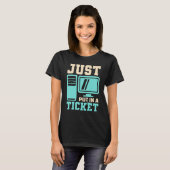 Einfach ein Ticket eingeben, Help Desk - Computer T-Shirt (Vorne ganz)