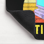 Einfach ein Ticket einreichen Lustiger Tech-Suppor Mousepad (Ecke)
