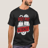 Einfach ein Ticket für den IT-Support eingeben T-Shirt (Vorderseite)