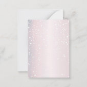 Einfach ein wunderschöner Valentinunterricht Mitteilungskarte (Rückseite)