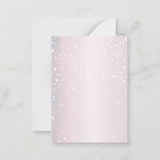 Einfach ein wunderschöner Valentinunterricht Mitteilungskarte (Rückseite)