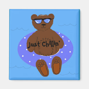 Einfach einen Bären in einer inneren Tube abkühlen Magnet