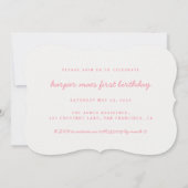 EINFACH EINFACH EINFACH, WUNDERBAR EINLADUNG (Rückseite)