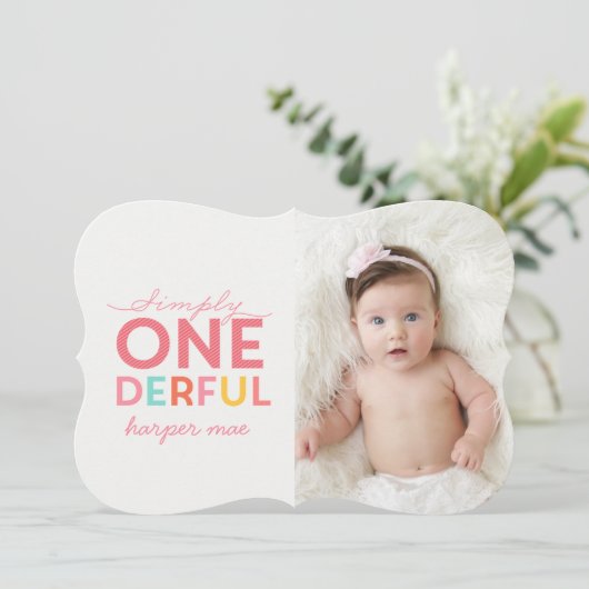 EINFACH EINFACH EINFACH, WUNDERBAR EINLADUNG (Stehend Vorderseite)