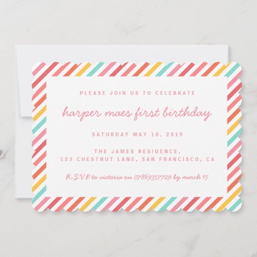 EINFACH EINFACH EINFACH, WUNDERBAR EINLADUNG (Rückseite)