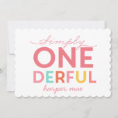 EINFACH EINFACH EINFACH, WUNDERBAR EINLADUNG (Vorderseite)