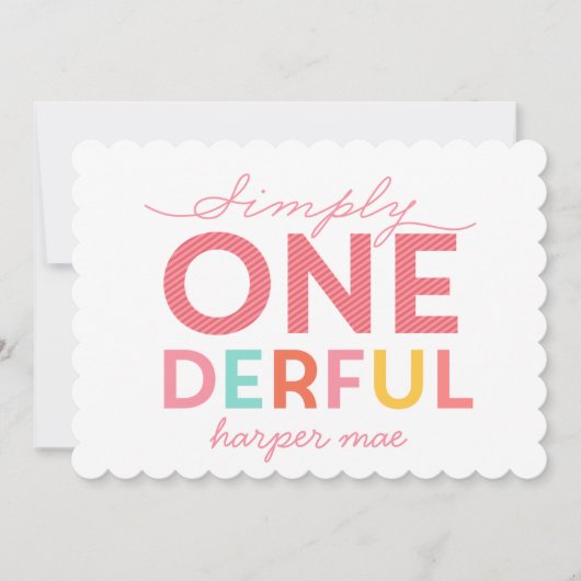 EINFACH EINFACH EINFACH, WUNDERBAR EINLADUNG (Vorderseite)